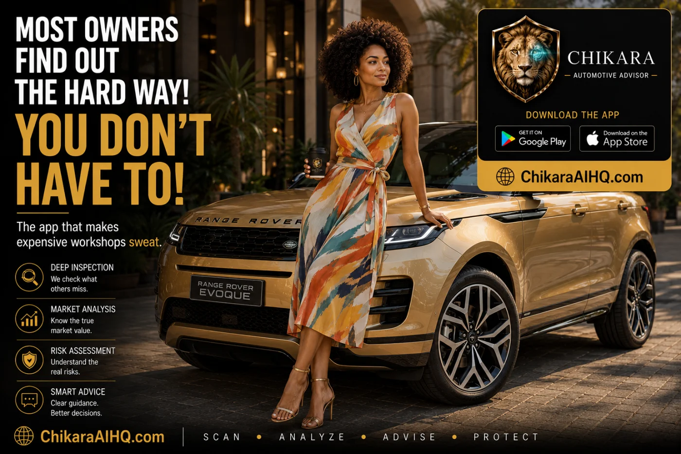 CHIKARA Automotive Advisor campaign creative