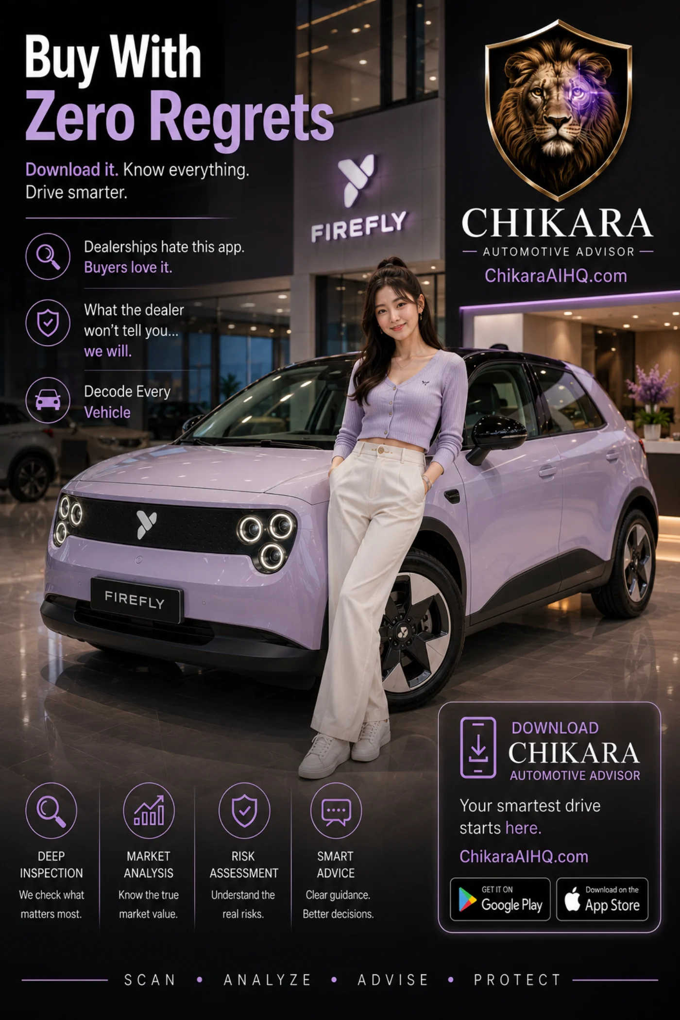 CHIKARA Automotive Advisor campaign creative