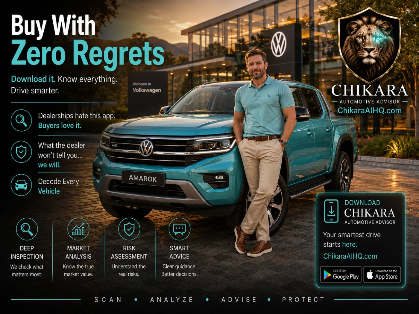 CHIKARA Automotive Advisor campaign creative