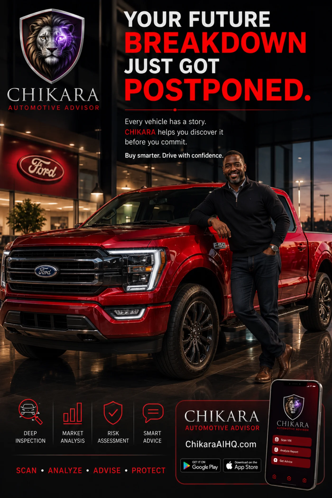 CHIKARA campaign creative