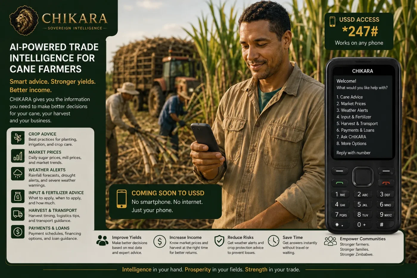 CHIKARA Trade Intelligence campaign creative